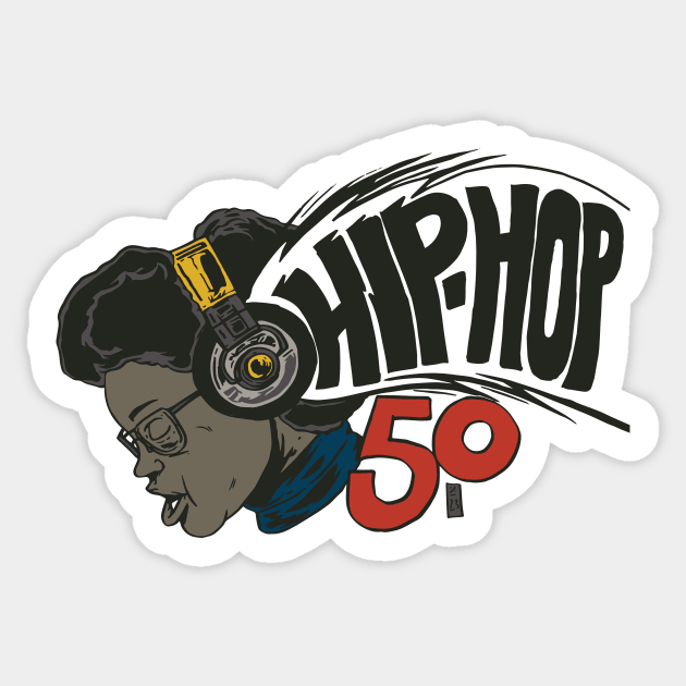 Hip Hop 50 Tribute T Sticker by Thomcat23